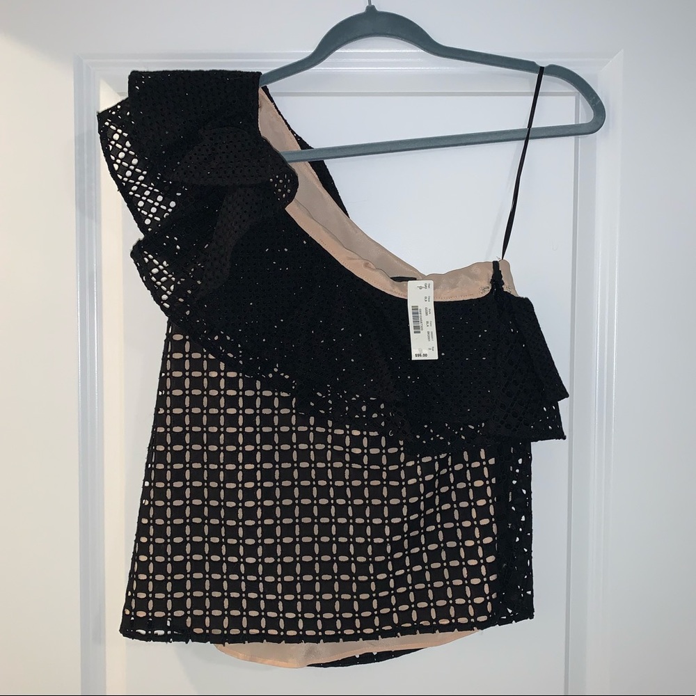 NWT J Crew One Shoulder Top